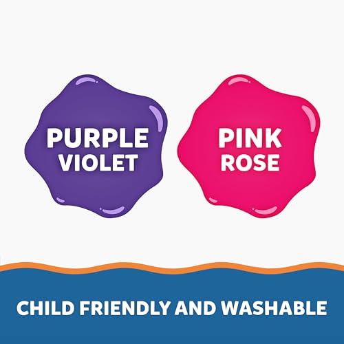 Elmer's Colour Slime Kit - Washable Slime Making Kit with Pink & Purple Glue, Magical Liquid Activator 6