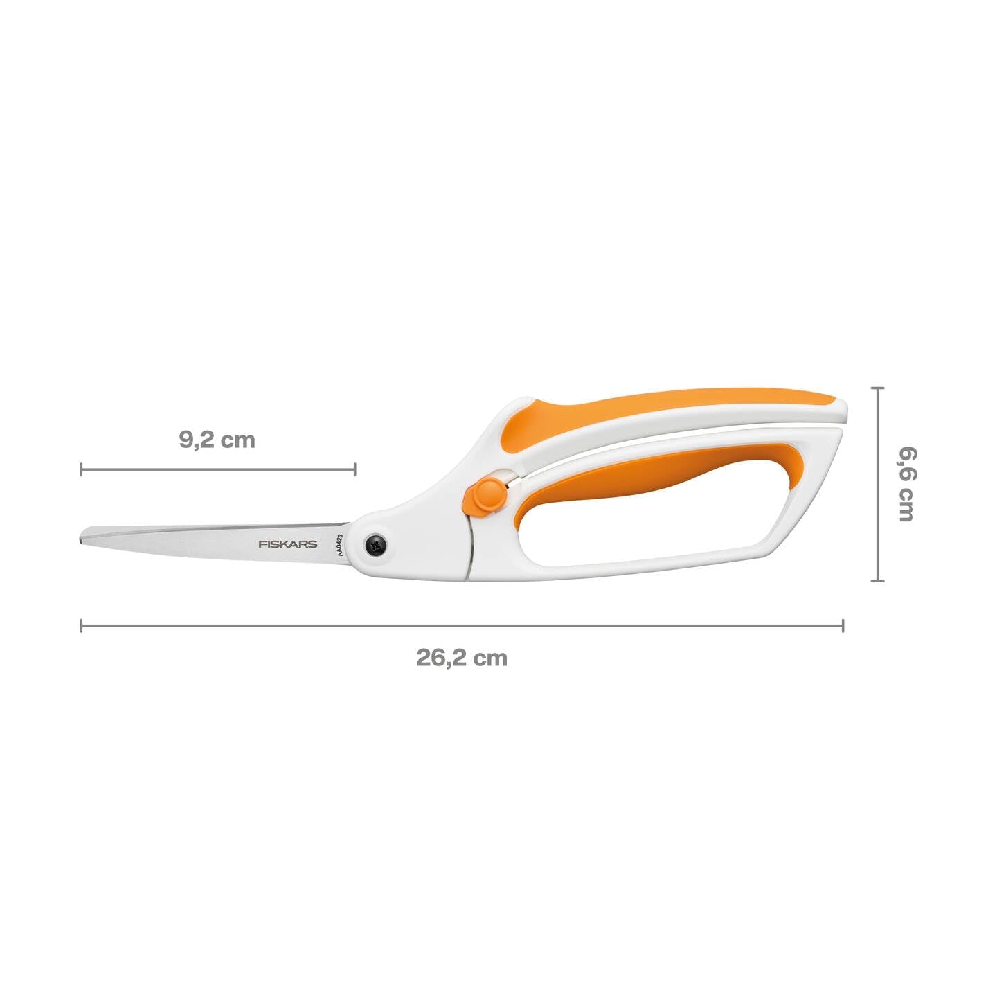Fiskars Softgrip Fabric Scissors - 26 cm Length | RazorEdge Blades | Ambidextrous Use 2