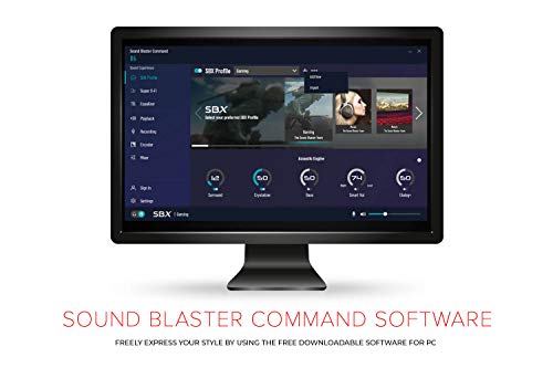 Sound BlasterX G6 - High-Performance External USB Sound Card and Gaming DAC for PS4, PS5, Xbox One, Xbox Series X, Nintendo Switch, and PC (2023 Edition) with 7.1 Virtual Surround Sound and Xamp Headphone Amplifier