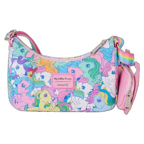 Loungefly My Little Pony All Over Print Crossbody Bag with Detachable Coin Purse 2