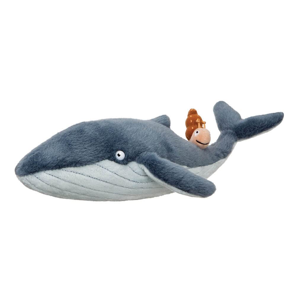 AURORA Snail and The Whale Soft Toy - Based on Book by Julia Donaldson & Axel Scheffler | 7in | Grey/Blue