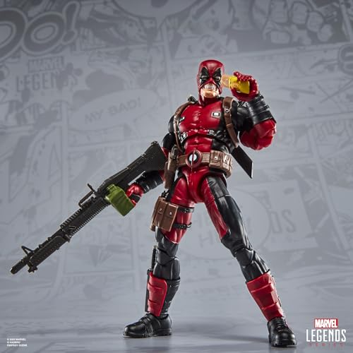 Marvel Legends Maximum Series Deadpool Action Figure with Doop - 6 Inch Collectible with 24 Accessories 19