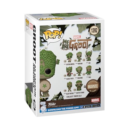 Funko Pop! Marvel We Are Groot - Captain America Vinyl Figure (79515)