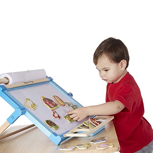 Melissa & Doug 20 Wooden Farm Magnets in a Box - Educational Magnetic Playset for Toddlers 2+