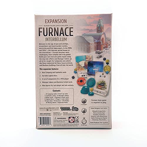 Arcane Wonders Furnace: Interbellum Board Game Expansion 9