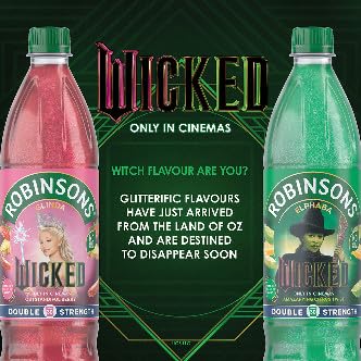 Robinsons Wicked Elphaba Double Strength Amazafying Citrus Twist No Added Sugar