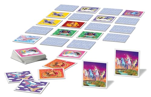 Ravensburger Unicorn Academy Mini Memory Game - Card Game for Kids 3 Years and Up 5