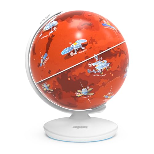 PlayShifu Orboot Mars Interactive Globe - AR-Powered Space Exploration for Ages 6-12