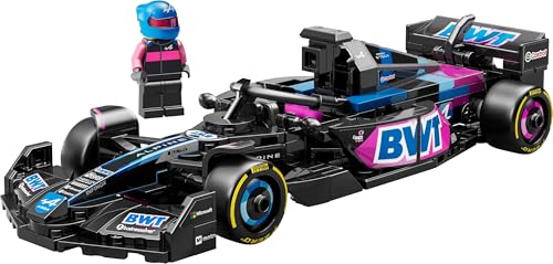 LEGO Speed Champions BWT Alpine F1 Team A524 Race Car Toy - Building Set for 10+ with Minifigure