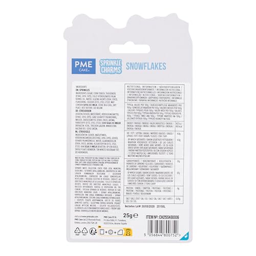 PME - Christmas Sprinkle Charms Snowflakes (25g) 5