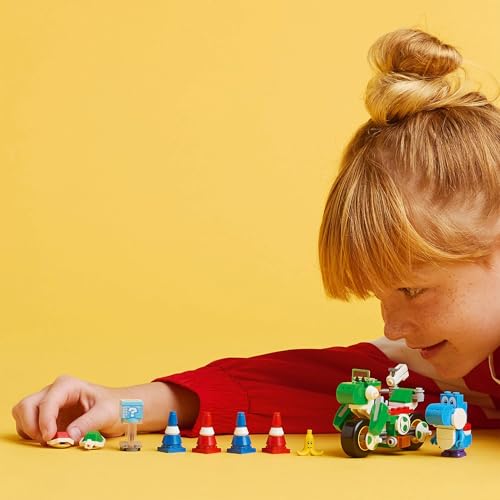 LEGO Super Mario: Mario Kart – Yoshi Bike Set - Building Toy for Kids 7+ 10