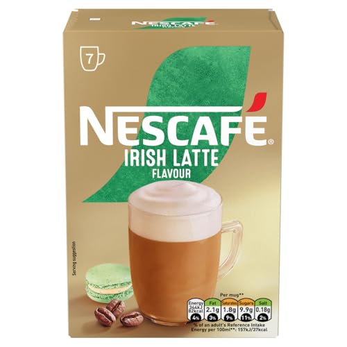 NESCAFÉ Irish Latte Instant Coffee 7 Sachets, 100% Responsibly Sourced 3