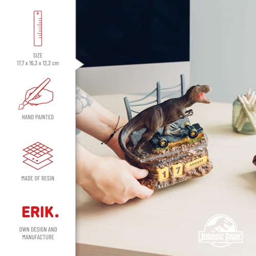 Grupo Erik Jurassic Park Rex Perpetual Flip Calendar (3D Desktop Calendar)