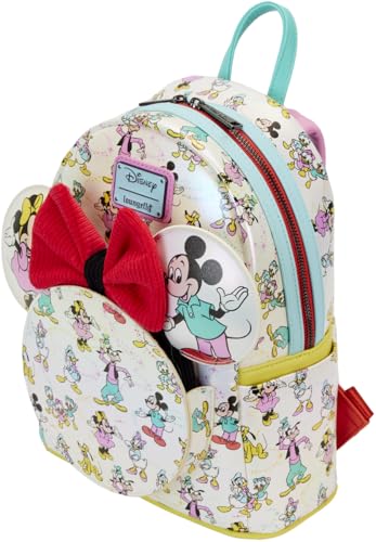 Loungefly Mickey & Friends 100th Anniversary Mini Backpack & Headband Set (WDBKS0023)