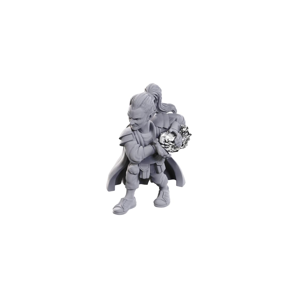 WizKids D&D Nolzur's Marvelous Miniatures - Pirate Deck Wizard | Unpainted Plastic Figure | Unisex Adult 1