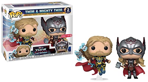 Funko Pop! Marvel Thor: Love & Thunder - Thor & Mighty Thor 2-Pack Vinyl Figure (63176)