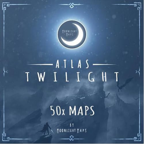 Moonlight Maps Twilight Map Book - 50 Maps | Neoprene