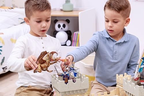 Papo MEDIEVAL-FANTASY Figurine 39362 Crested Blue Knight, Multicolour 7