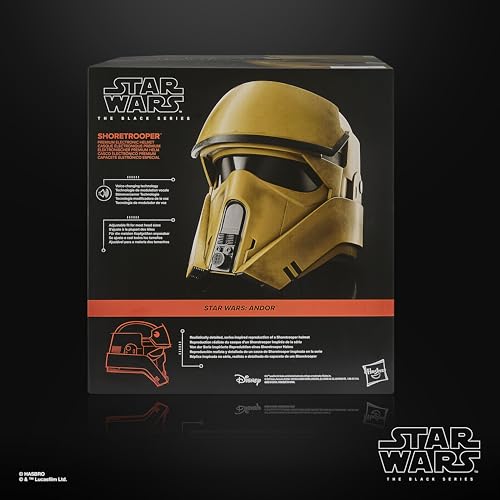 Star Wars The Black Series Shoretrooper Premium Electronic Role-play Helmet | Unisex Adult | One Size 11