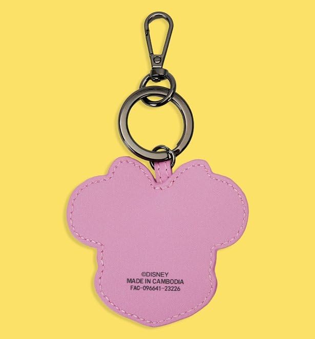 Loungefly Disney 100 Minnie Head Bag Charm Keyring (LOUWDBC0012)