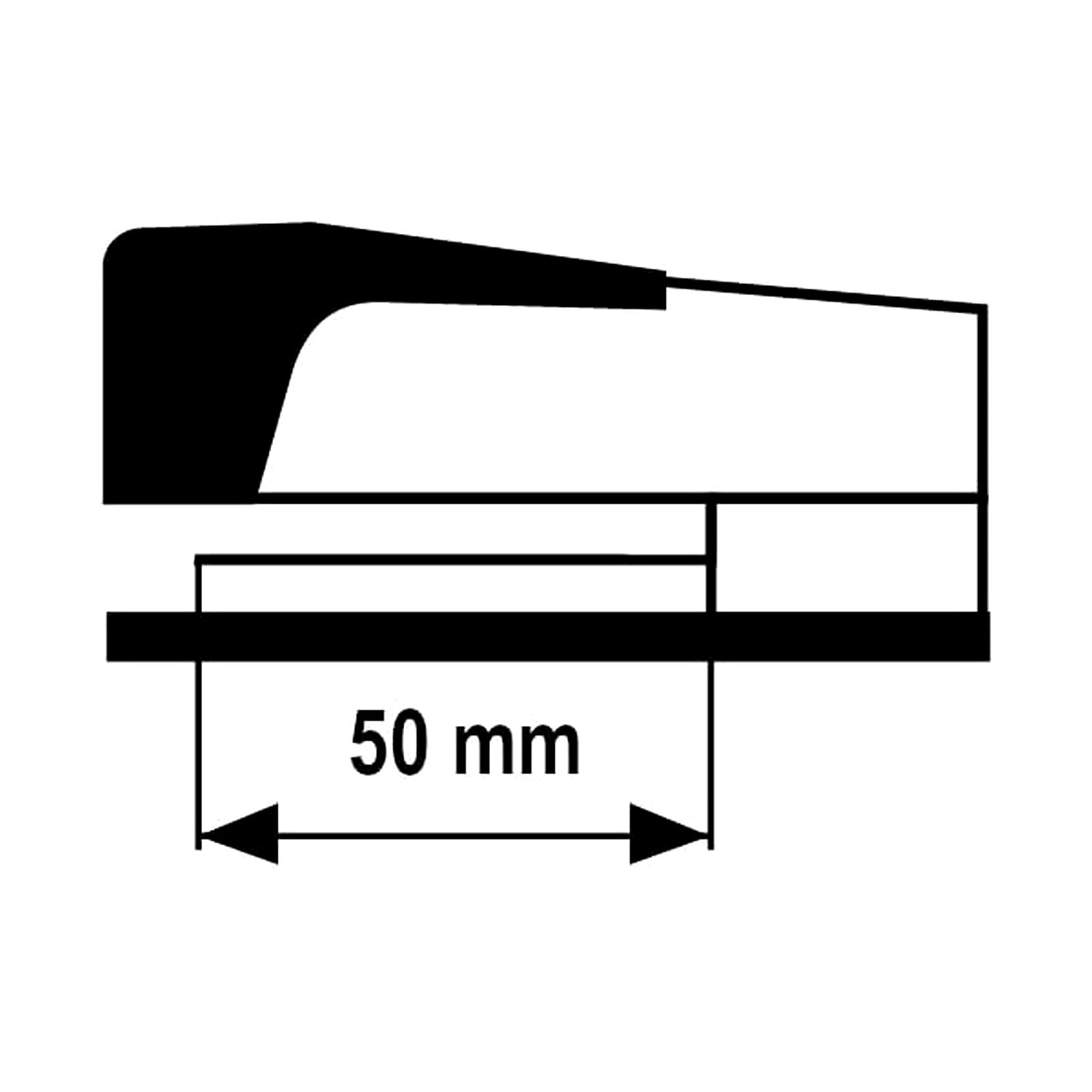 D.RECT 315A Metal Desktop Stapler - 30 Sheet Capacity | 50mm Depth | Blue 6