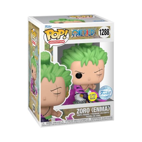 Funko Pop! Animation One Piece - Roronoa Zoro Vinyl Figure (Enma Glow in the Dark) #1288