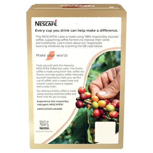 NESCAFÉ Toffee Nut Latte Instant Coffee 7 Sachets 150g 4