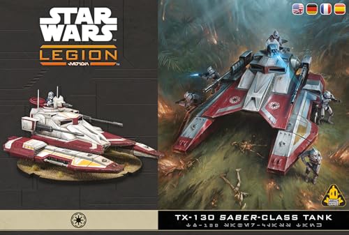 Asmodee Star Wars Legion - TX-130 Saber Tank Miniature Expansion | Heavy Unit