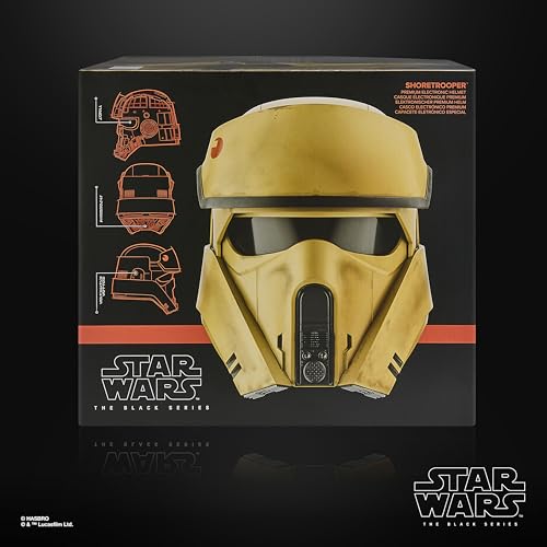Star Wars The Black Series Shoretrooper Premium Electronic Role-play Helmet | Unisex Adult | One Size 12