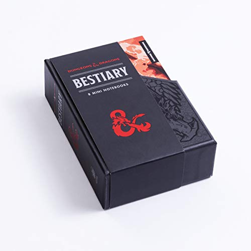 Dungeons and Dragons Bestiary Notebook Set: 8 Mini Notebooks - Crown (Boxed Set, Collector's Edition)