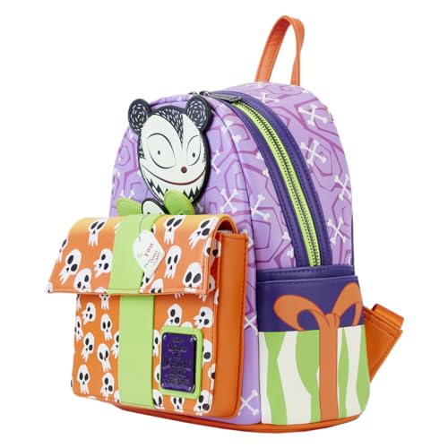 Loungefly Nightmare Before Christmas Scary Teddy Present Mini Backpack (WDBK3280)