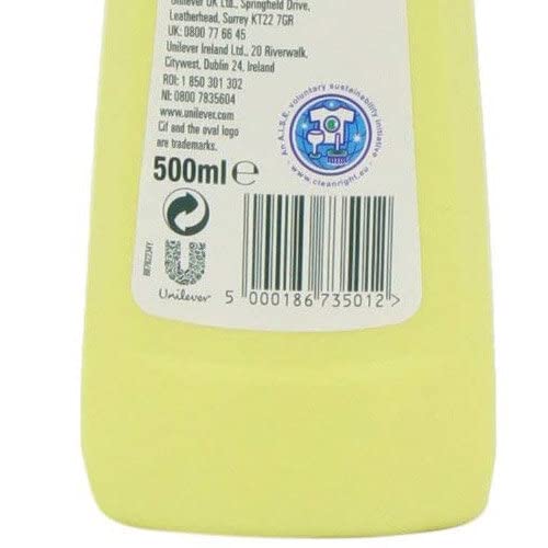 Cif - Cream Lemon with Microparticles All-Purpose Cleaner, 500ml 5
