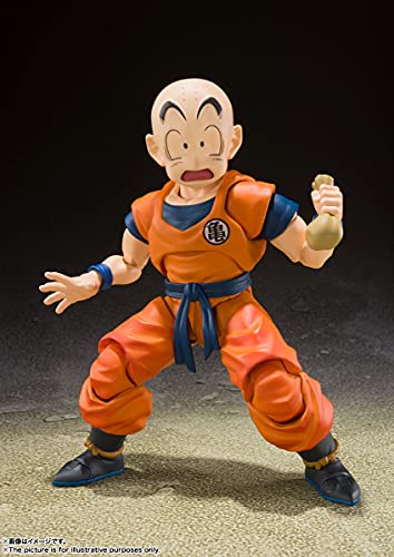 Tamashi Nations - DragonBall Z - Krillin Earth's Strongest Man Action Figure - Collectible 12cm Figuarts (171636)