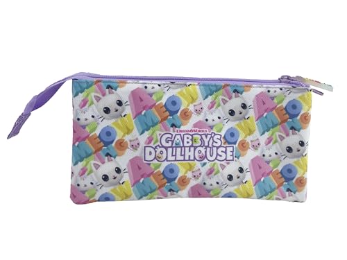 CYPBRANDS Gabby Triple Pencil Case, Berry, Standard (PT-03-GB)