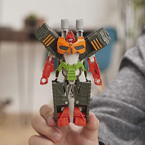 Transformers Bumblebee Cyberverse Adventures Bludgeon Action Figure - 1-Step Whirlwind Slash Attack for Kids 6+
