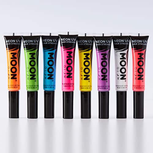 Moon Glow - Neon UV Hair Color Streaks Hair Mascara (15ml) (‎M6806)