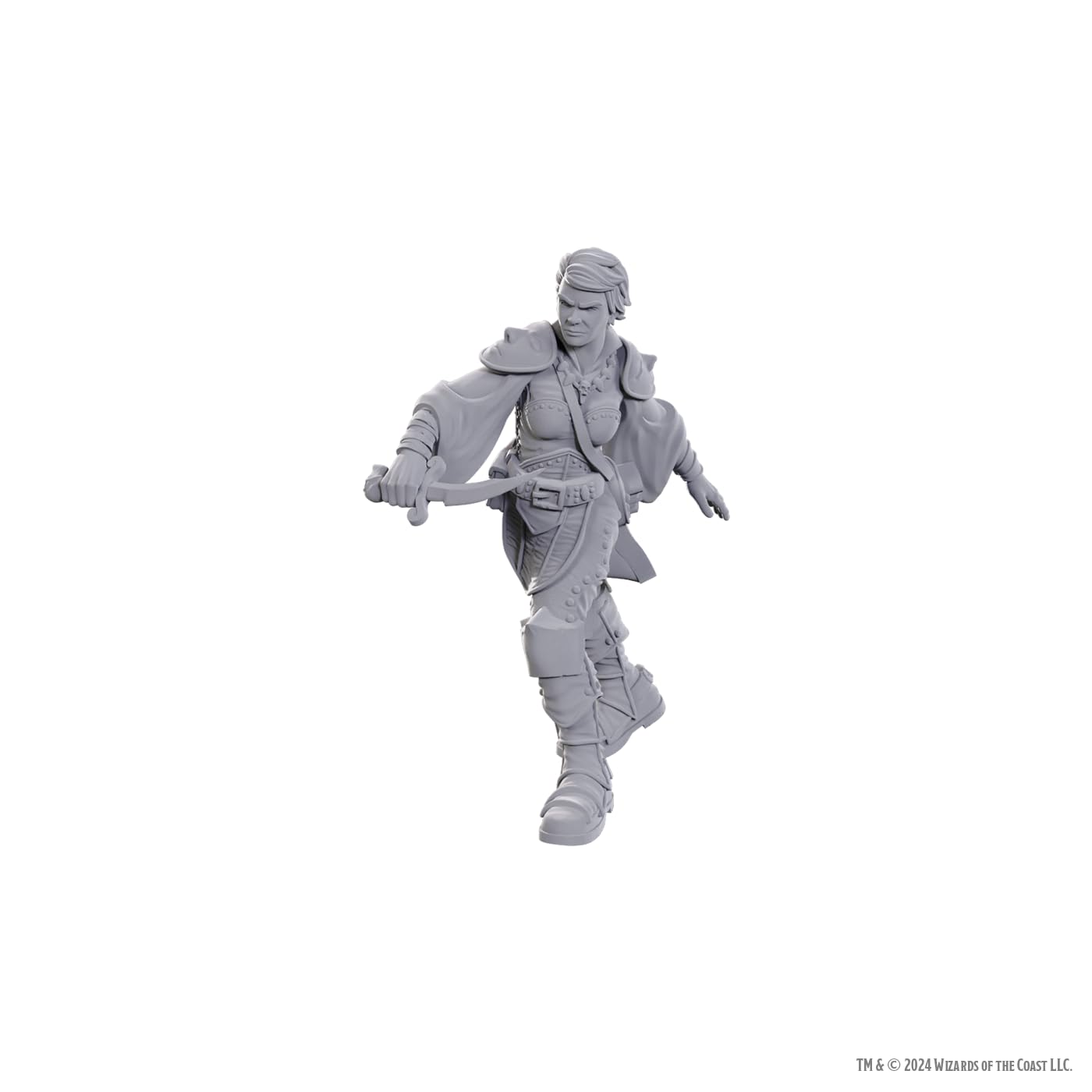 WizKids D&D Nolzur's Marvelous Miniatures - Swashbuckler (Wave 25) Unpainted Plastic Figure 1