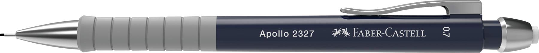 Faber-Castell Apollo Mechanical Pencil - 0.7mm Fine Point | Ergonomic Grip | Dark Blue