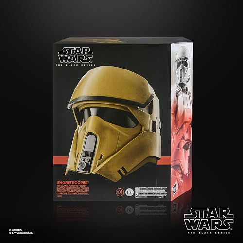 Star Wars The Black Series Shoretrooper Premium Electronic Role-play Helmet | Unisex Adult | One Size 9