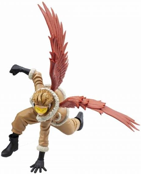 Banpresto My Hero Academia Hawks Action Figure - Collectible Anime Figure for Ages 4+