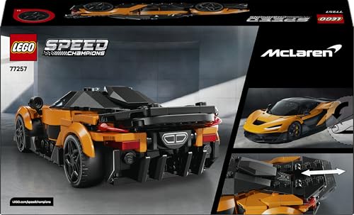 LEGO Speed Champions McLaren W1 Supercar Toy Model Kit 77257 for Ages 9+ with 287 Pieces 8