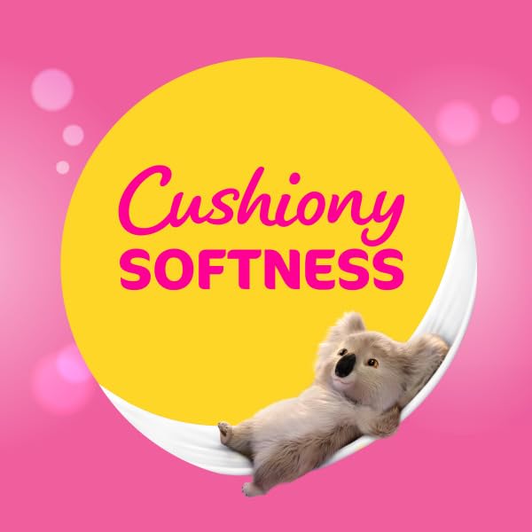 Cushelle Simply Soft Toilet Roll - 24 Standard Rolls | 2-Ply Unscented Paper