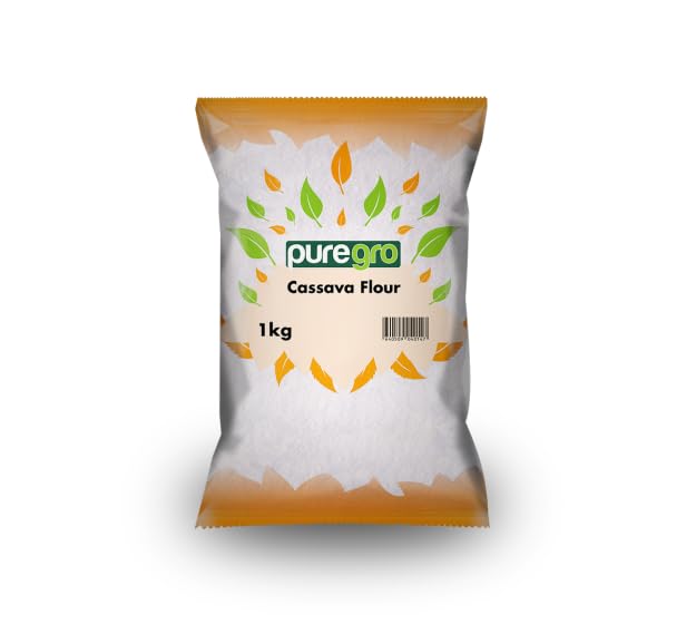 Puregro Cassava Flour 1kg - Manioc Flour | Yuca Flour | Gluten-Free Baking Ingredient