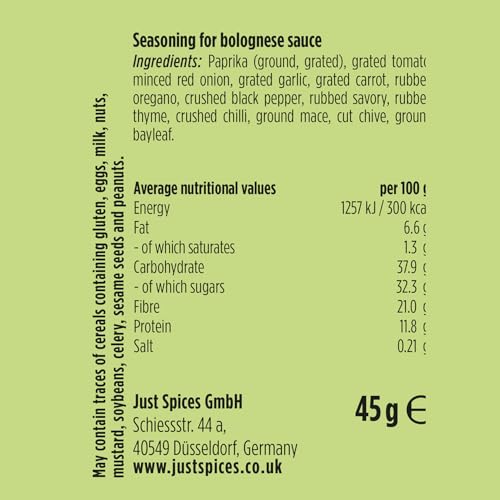 Just Spices - Bologn游戏副本 Seasoning 45g