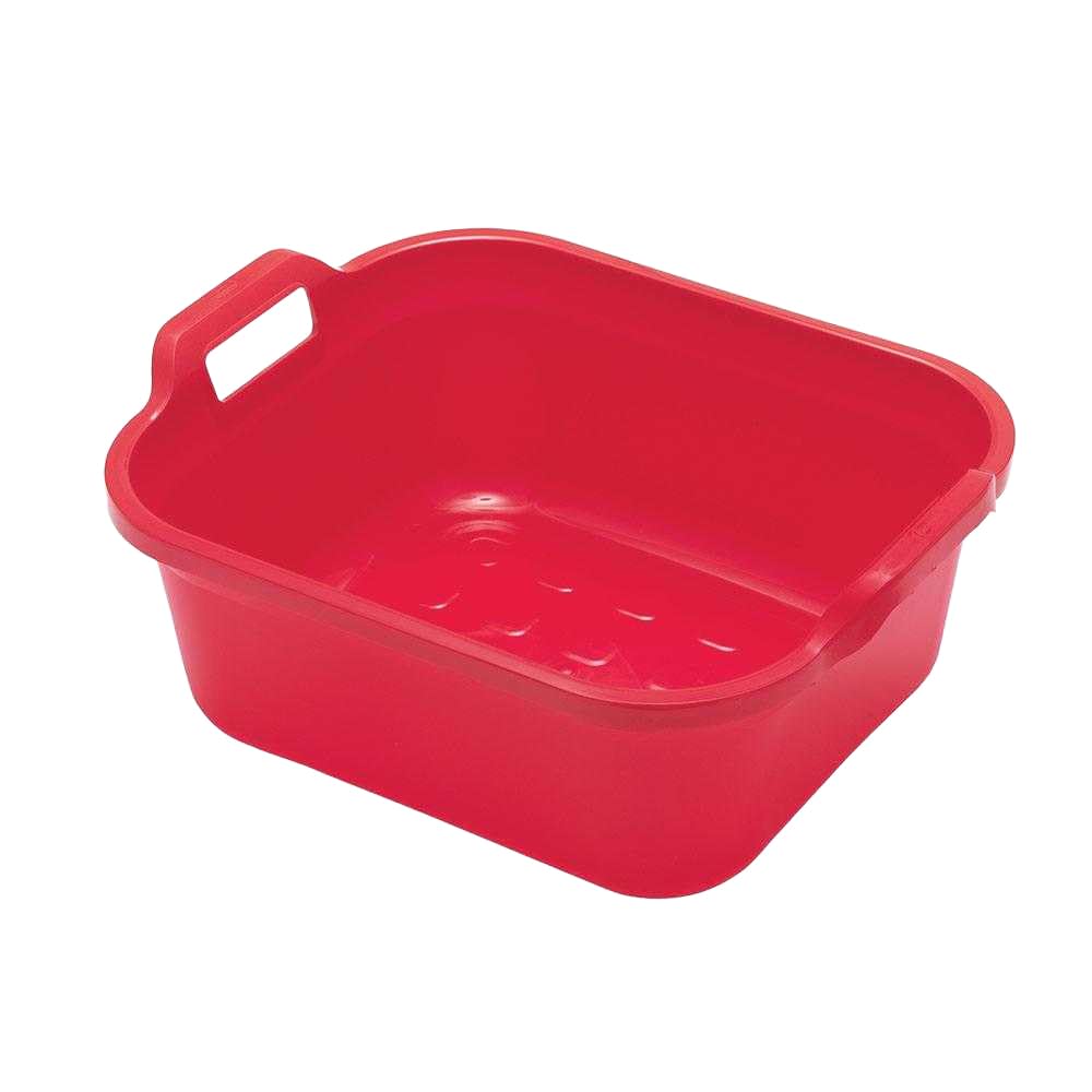 Addis Large Washing Up Bowl - 10L Capacity | Roasted Red | 39 x 32 x 14 cm