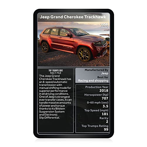 Top Trumps Ultimate 4x4 Vehicles Classics Card Game 4