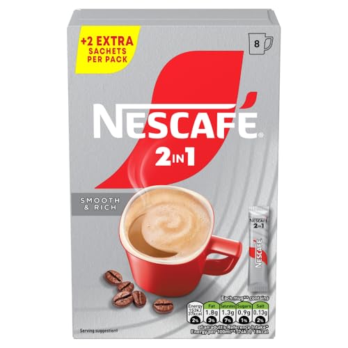 NESCAFÉ 2 IN 1 Original Instant Coffee (1 Pack of 8 Drinks) 3