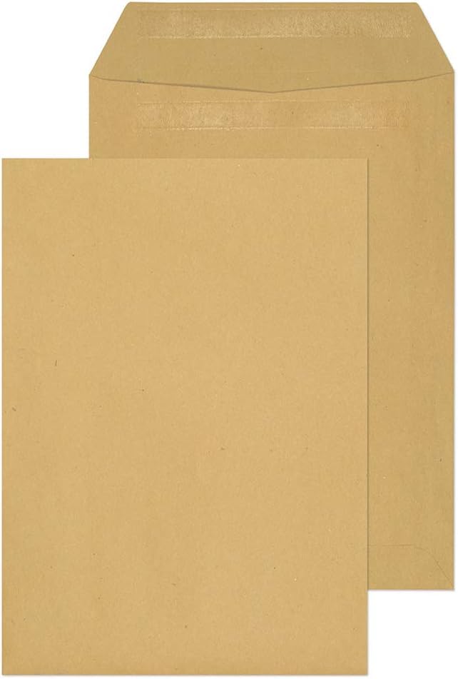 Blake Purely Everyday Envelopes - C5 (229 x 162 mm) Self Seal, Manilla, Pack of 50 1