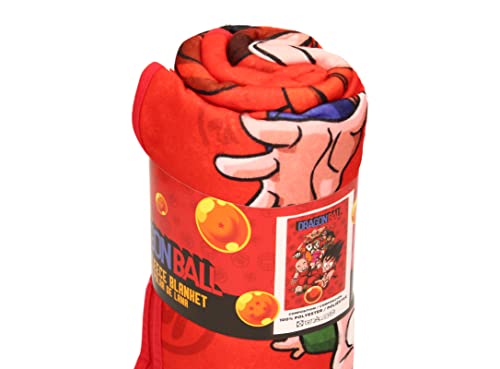 SD toys- Characters and Ball DB Polar Dragon Ball Blanket, Colour (SDTDRB22104)