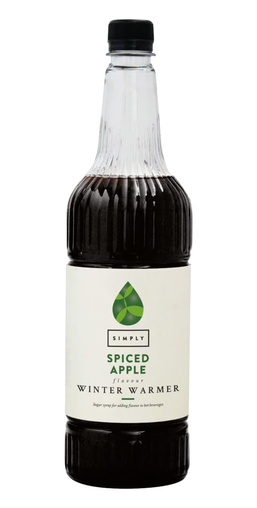 Simply Spiced Apple Winter Warmer Syrup - Vegan, Nut Free, 1L Bottle